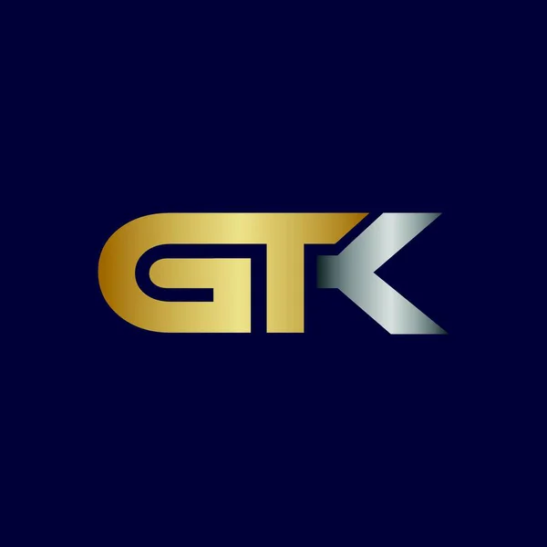 Векторный Шаблон Логотипа Gtk — стоковый вектор