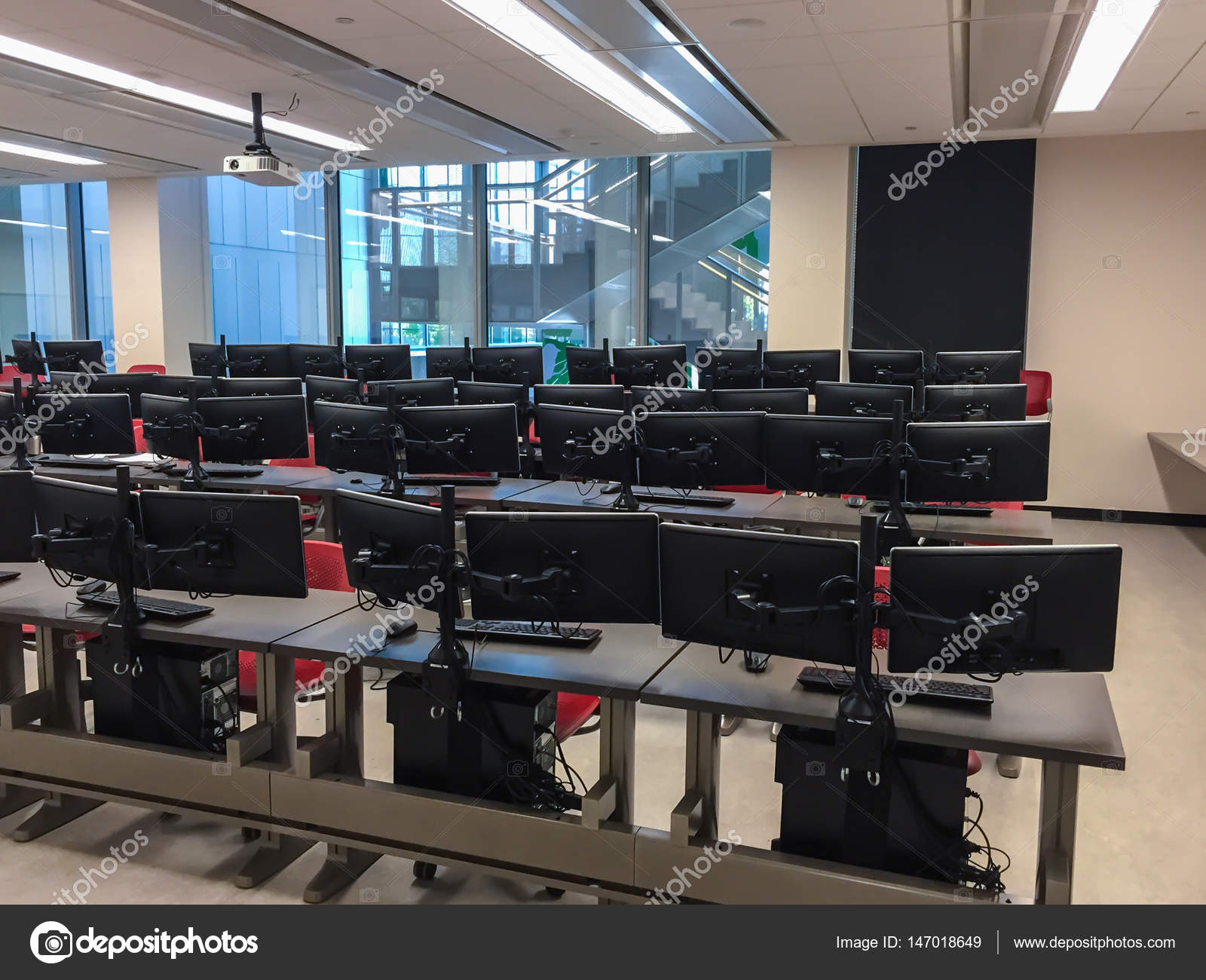 College Classroom Computer Lab Stock Photo C Dprahl 147018649