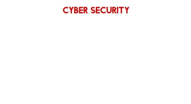 Kybernetická bezpečnost v kanceláři — Stock video
