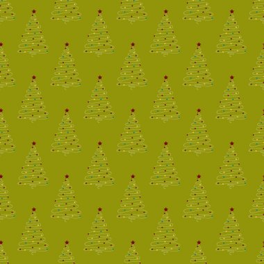 Noel ağacı desenli arkaplan