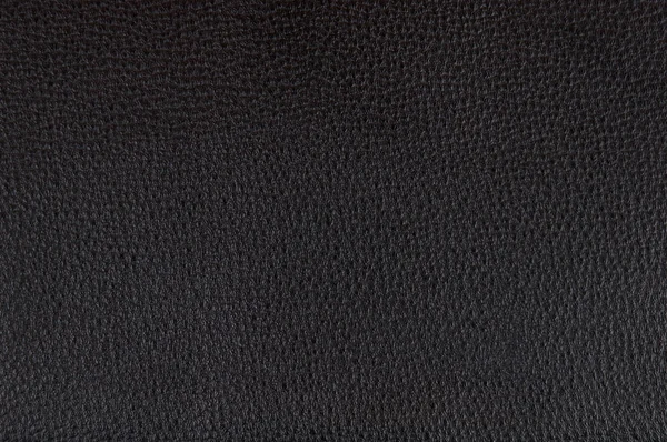 Leder Schwarze Textur Strukturierter Hintergrund — Stockfoto