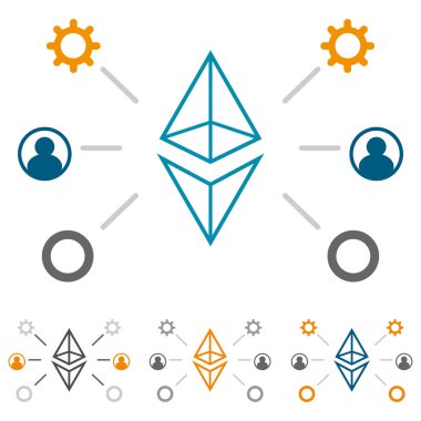 Ethereum ağ gösterimi.