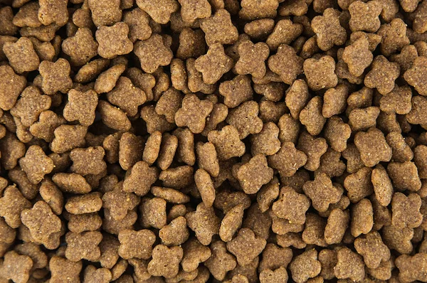 Dog Food, small pieces. Healthy dog food. Close up.