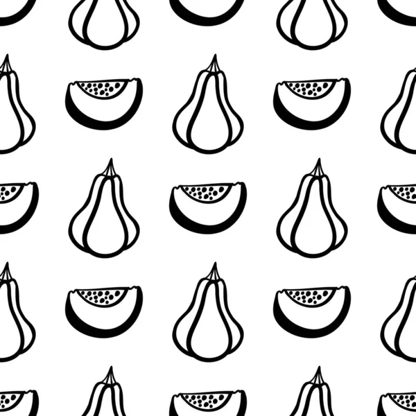 Şirin balkabakları, tek renkli elle çizilmiş arka plan. Paket kağıdı, poster, reklam, giysi, kumaş için ideal.. 