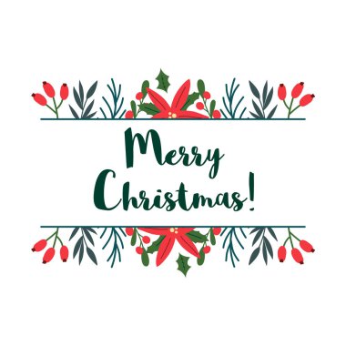 Kış çiçekleri, Mutlu Noeller.