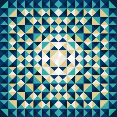 Üçgen arkaplan, renkli mozaik fon. Geometrik vektör arkaplanı.