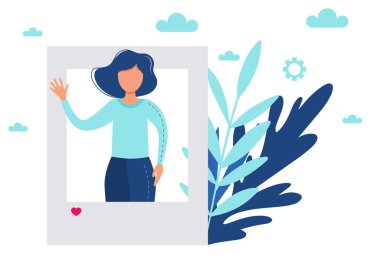 Social network, leave a good feedback, comment, highest rate. Social networking concept. 