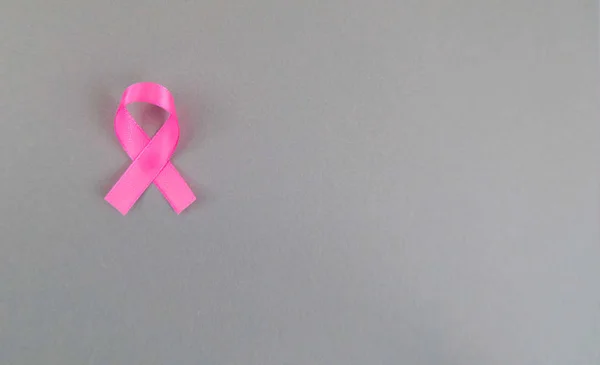 Pembe Şerit Meme Kanseri Sembolü Kanser Farkındalık — Stok fotoğraf