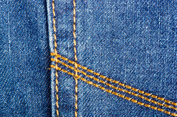 clothing items blue stonewashed faded jeans cotton fabric texture with seams, clasps, buttons and rivets, macro, close-up