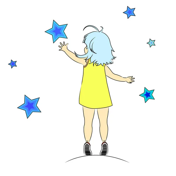 küçük yıldız kız