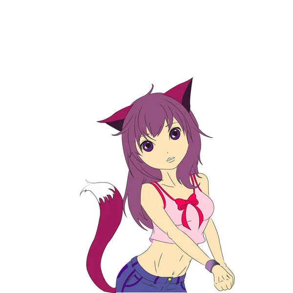 güzel ve güzel kedi kız