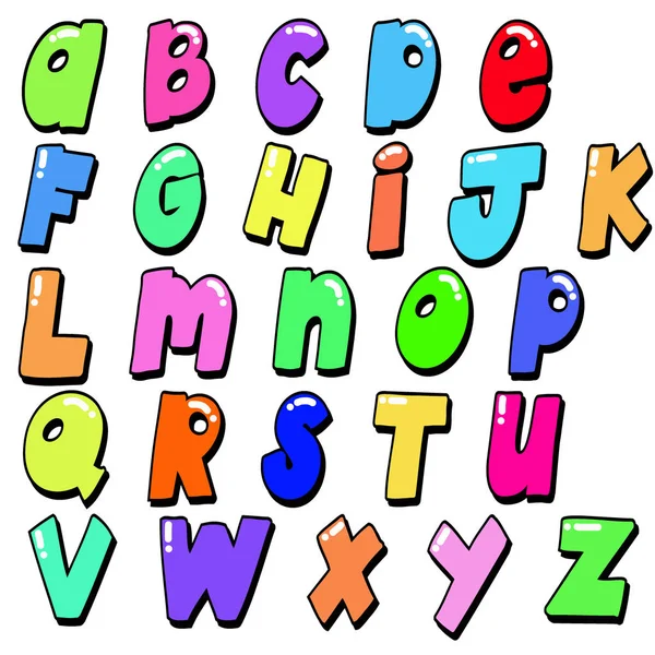 Det engelska alfabetet — Stockfoto