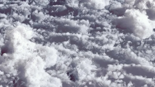 Nuages blancs dans le ciel bleu rendu 3d — Photo