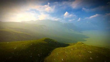 Büyülü İrlanda yatay, tepeler