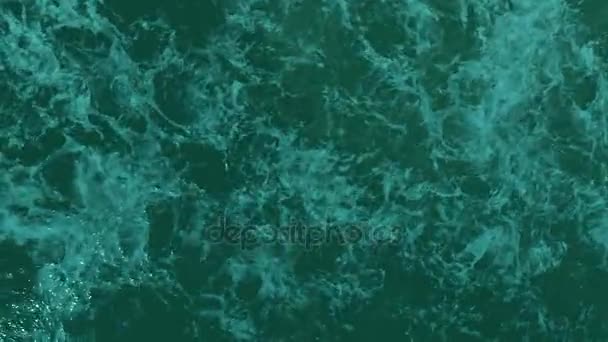 Choppy surface of water — Stock Video