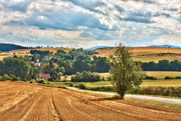 Судетский хребет на юге Польши — стоковое фото