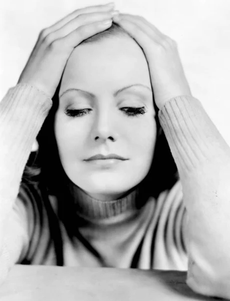 Indimenticabile Grande Garbo - Americana- attrice svedese famosa in Anna Christie — Foto Stock