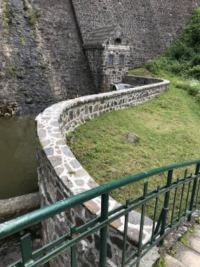 Tarihi Alman Baraj Gölü Bystryckie Güney Batı Polonya