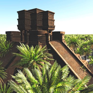 Şehir 3d render patlayan bomba