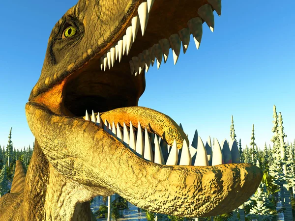VelociRaptor dinozor 3d render