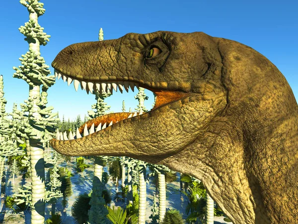 VelociRaptor dinozor 3d render