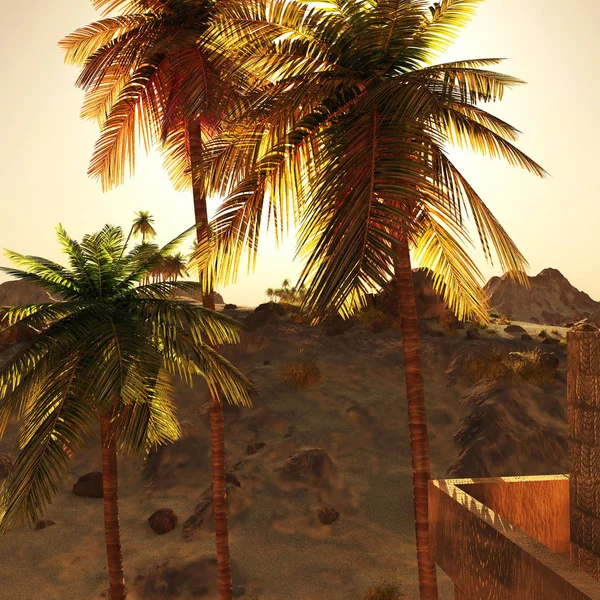 Arapça toplum üzerinde boş arazi, 3B oluşturma