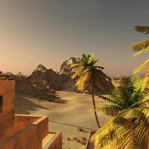 Arapça toplum üzerinde boş arazi, 3B oluşturma