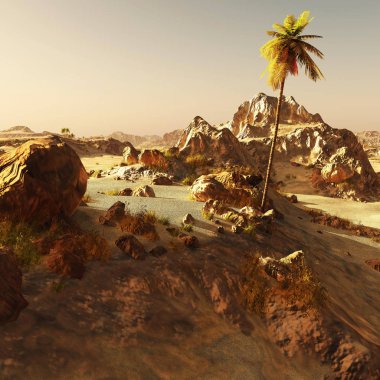 Arapça toplum üzerinde boş arazi, 3B oluşturma