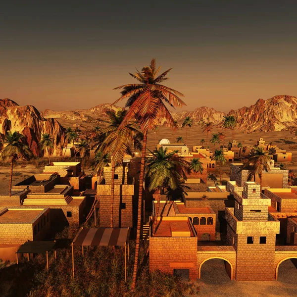 Arapça toplum üzerinde boş arazi, 3B oluşturma