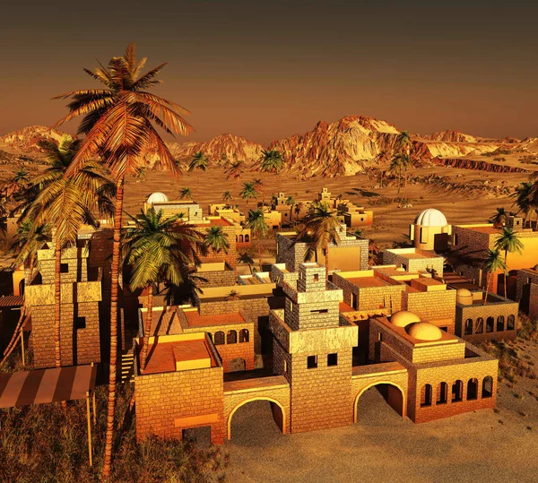 Arapça toplum üzerinde boş arazi, 3B oluşturma