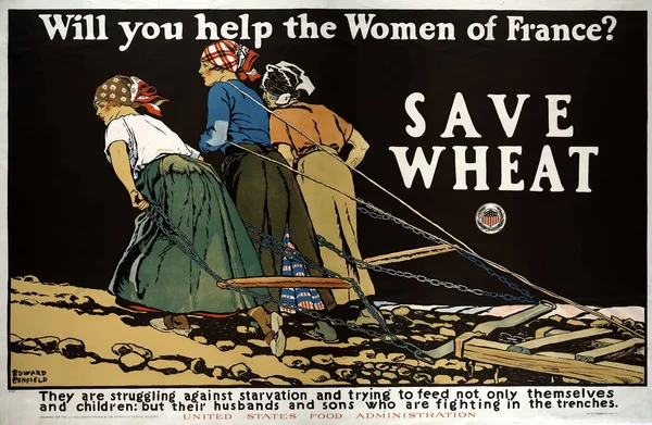 Büyük çözünürlükte vatansever savaş zamanı posteri - propaganda — Stok fotoğraf