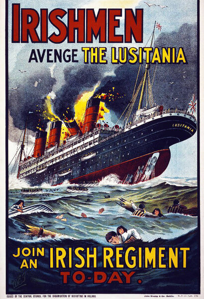 Патриотический плакат военного времени в большой резолюции - пропаганда
