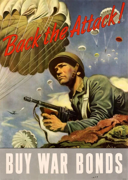 Büyük çözünürlükte vatansever savaş zamanı posteri - propaganda