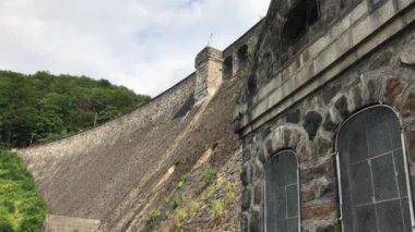 Tarihi Alman Baraj Gölü Bystryckie Güney Batı Polonya
