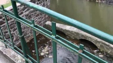Tarihi Alman Baraj Gölü Bystryckie Güney Batı Polonya
