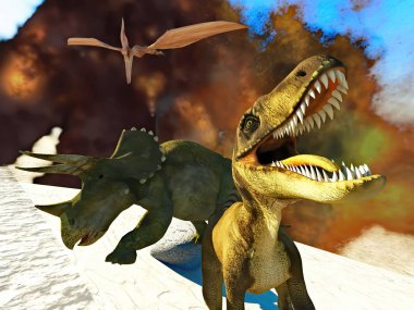 Dinozor kıyameti 3 boyutlu olarak geliyor.