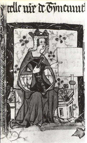 A fifteenth-century picture of Matilda — Stock Photo, Image