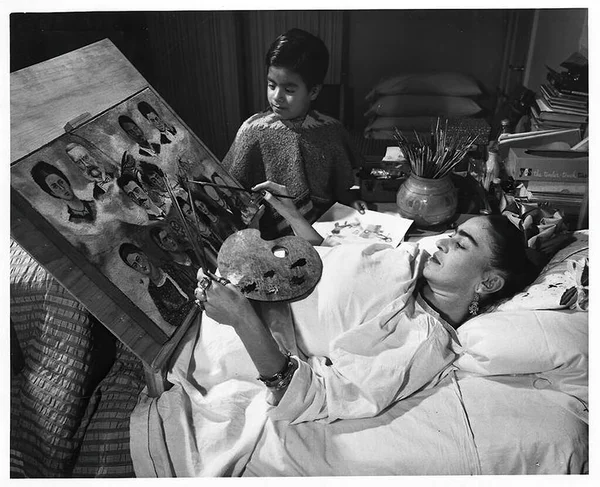 Frida Kahlo de Rivera 1907-1954, ünlü Meksikalı ressam.