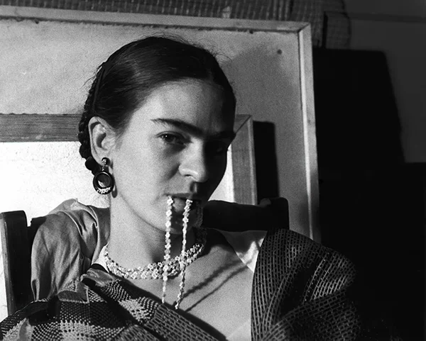 Frida Kahlo de Rivera 1907-1954, ünlü Meksikalı ressam. — Stok fotoğraf