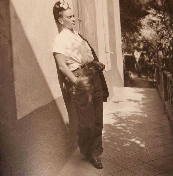 Frida Kahlo de Rivera 1907-1954, znana meksykańska malarka — Zdjęcie stockowe