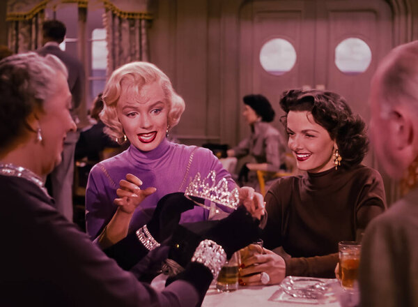 MARILYN MONROE GENTLEMEN PREFER BLONDES (1953)
)