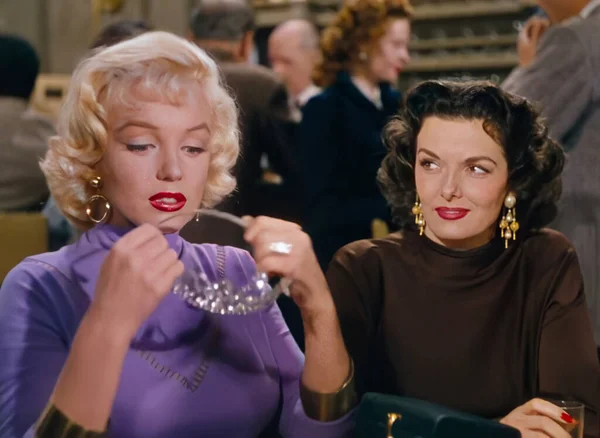 Marilyn Monroe Gentlemen Prefer Blondes 1953 — стокове фото