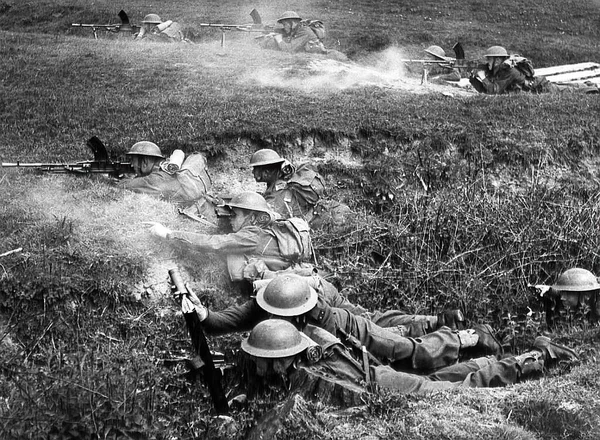 Les Troupes Écossaises Pendant Seconde Guerre Mondiale — Photo