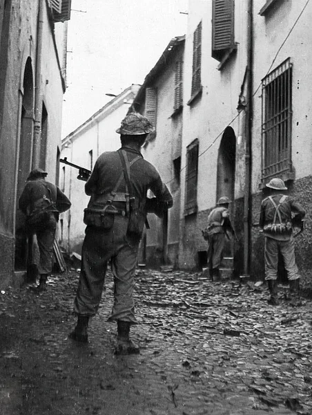 Tropas Escocesas Segunda Guerra Mundial — Foto de Stock