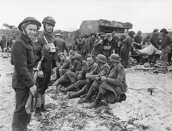 Σκωτσέζικα Στρατεύματα Στο Δεύτερο Παγκόσμιο Πόλεμο Ημέρα — Φωτογραφία Αρχείου
