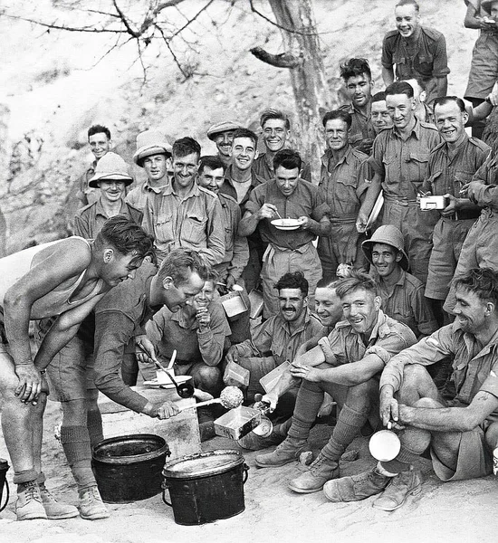 Truppe Scozzesi Nella Seconda Guerra Mondiale Truppe Britanniche Eritrea 1941 — Foto Stock