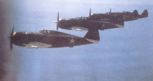 Повітряні сили США у Другій світовій війні на історичній фотографії — стокове фото