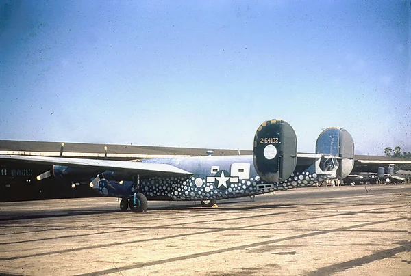 Πολεμική Αεροπορία των ΗΠΑ στο Δεύτερο Παγκόσμιο Πόλεμο στην ιστορική φωτογραφία — Φωτογραφία Αρχείου