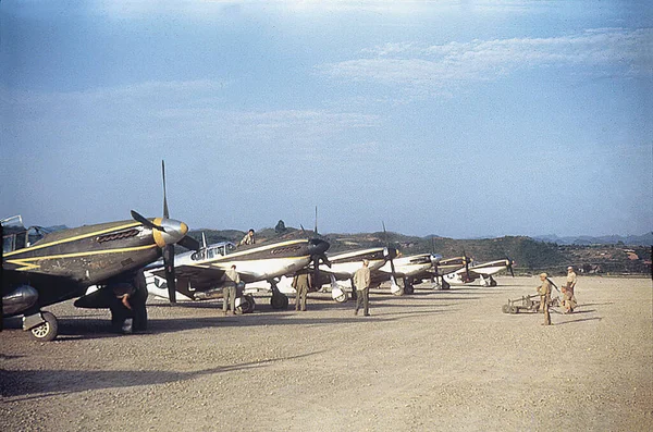 U.S. Air Force in Second World War in historic photograph — Stock Photo, Image