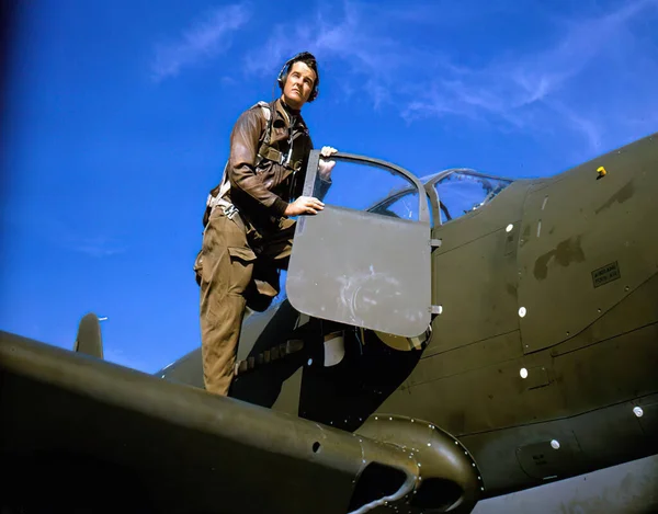 Força Aérea dos EUA na Segunda Guerra Mundial em fotografia histórica — Fotografia de Stock